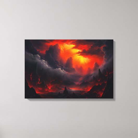 De Vallei van de Dood - Fantasy Art Canvas Afdruk (Voorkant)