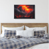 De Vallei van de Dood - Fantasy Art Canvas Afdruk (Insitu (Slaapkamer))