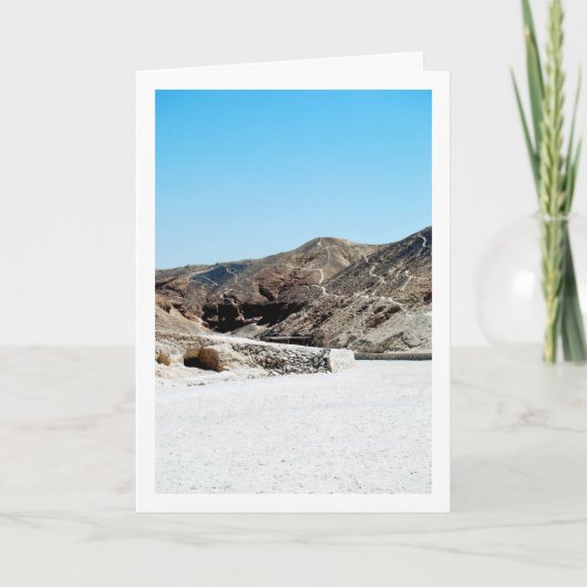 De Vallei van de Koningen, Luxor, Egypte Kaart (Voorkant)