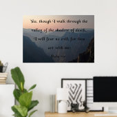 De vallei van de schaduw van de dood poster (Thuiskantoor)