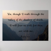 De vallei van de schaduw van de dood poster (Voorkant)