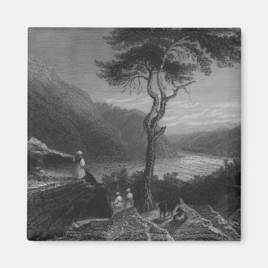 De vallei van de Shenandoah uit Jefferson Magneet (Voorkant)