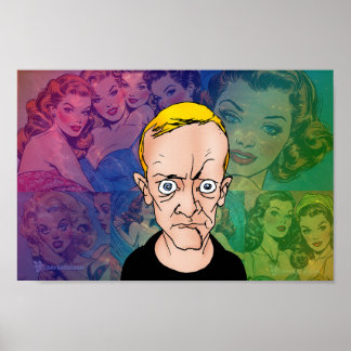 De vallei van de zorg poster