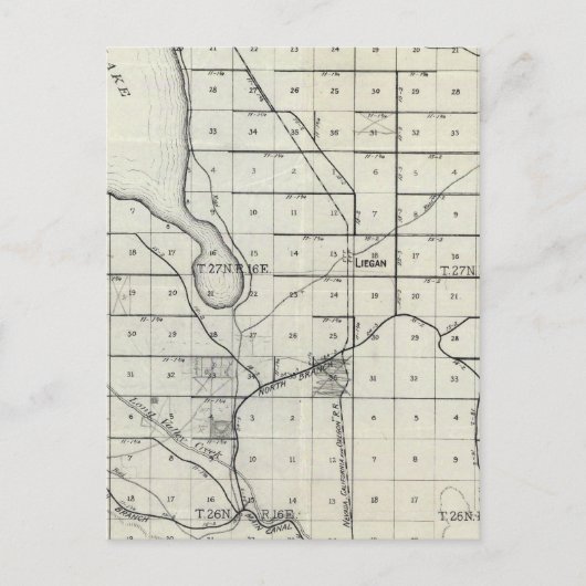 De Vallei van het Meer van de honing Briefkaart (Voorkant)