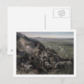 De vallei van het Uitzicht van de bergen Briefkaart (Voorkant / Achterkant)