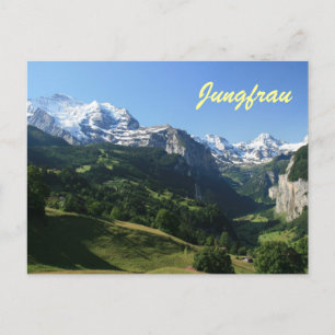 De Vallei van Jungfrau Briefkaart