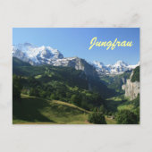 De Vallei van Jungfrau Briefkaart (Voorkant)