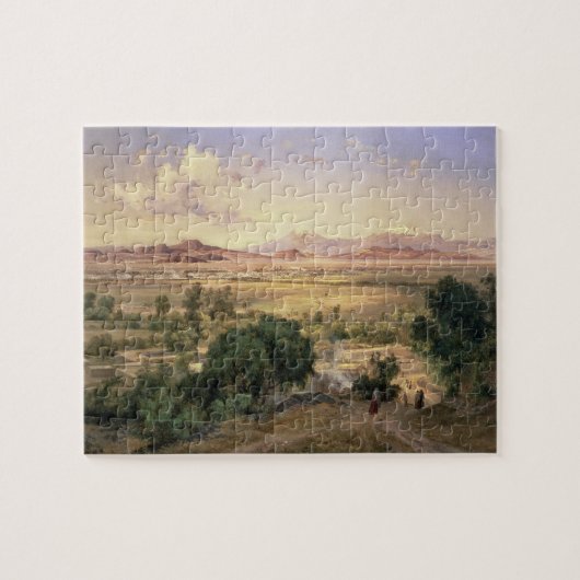 De vallei van Mexico van de Lage Ridge van Tacubay Legpuzzel (Horizontaal)