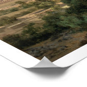 De vallei van Mexico van de Lage Ridge van Tacubay Poster (Hoek)