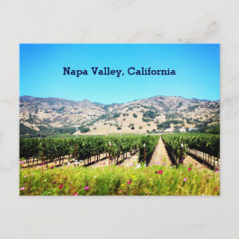 De Vallei van Napa, het Briefkaart van Californië