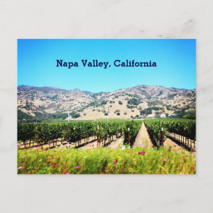 De Vallei van Napa, het Briefkaart van Californië