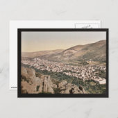 De vallei van Napulus (d.w.z. Nablus), Heilige Lan Briefkaart (Voorkant / Achterkant)