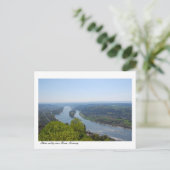 De vallei van Rijn dichtbij Bonn, Duitsland Briefkaart (Staand voorkant)