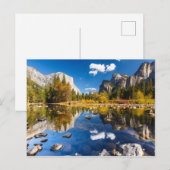 De Vallei van Yosemite in Herfst Briefkaart (Voorkant / Achterkant)