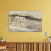 De Valley of Vision (penseel, inktwas, bodycolor Canvas Afdruk (Insitu (Woonkamer))