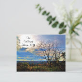 DE VALLEY VAN ITHACA, NEW YORK briefkaart (Staand voorkant)