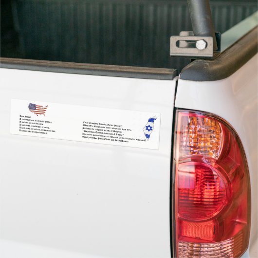 De valse profeet bumpersticker (Op Truck)