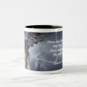 De valuta van de tijd tweekleurige koffiemok (Center)