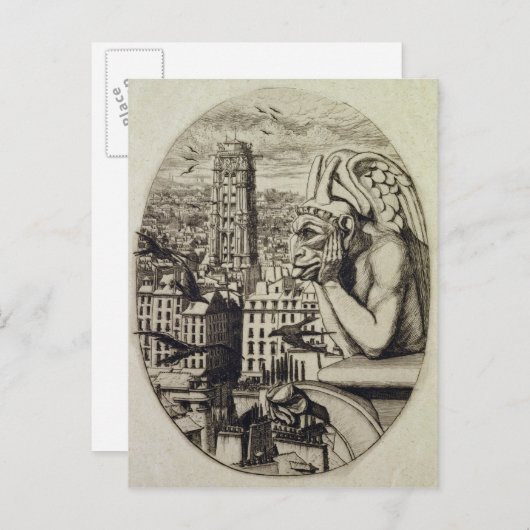 De Vampier, 1853 Briefkaart (Voorkant / Achterkant)