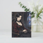 De Vampier Dame Briefkaart (Staand voorkant)