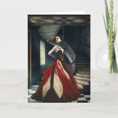 De Vampier Koningin | Surrealistische Kunst Kaart (Voorkant)