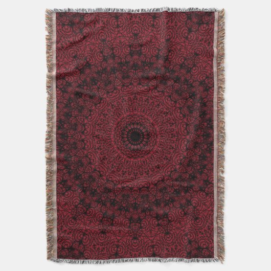 De vampier Mandala Deken (Voorkant Verticaal)