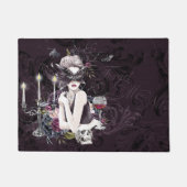 De vampier | Moody Gothic Vampy Glam Bleke Skin Deurmat (Voorkant)