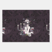 De vampier | Moody Gothic Vampy Glam Bleke Skin Inpakpapier Vel (Voorkant)