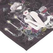 De vampier | Moody Gothic Vampy Glam Bleke Skin Korte Tafelloper (Hoek)