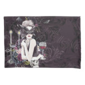 De vampier | Moody Gothic Vampy Glam Bleke Skin Kussensloop (Voorkant)