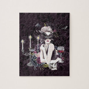 De vampier   Moody Gothic Vampy Glam Bleke Skin Legpuzzel