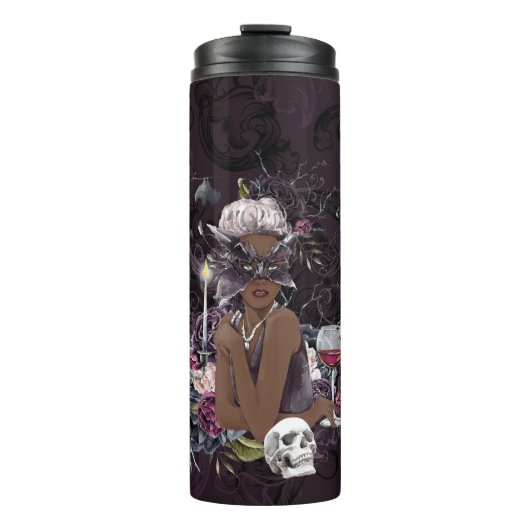 De vampier | Moody Gothic Vampy Glam Bleke Skin Thermosbeker (Voorkant)