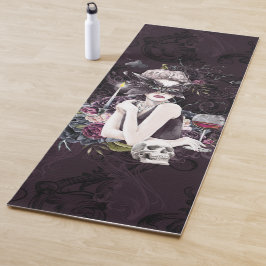 De vampier | Moody Gothic Vampy Glam Bleke Skin Yogamat