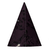 De vampier | Moody Gothic Vampy Glam Dark Skin Feesthoedjes (Achterkant)