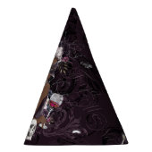 De vampier | Moody Gothic Vampy Glam Dark Skin Feesthoedjes (Rechts)