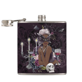 De vampier | Moody Gothic Vampy Glam Dark Skin Heupfles