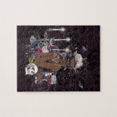 De vampier | Moody Gothic Vampy Glam Dark Skin Legpuzzel (Horizontaal)