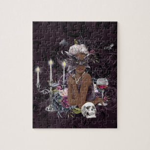 De vampier   Moody Gothic Vampy Glam Dark Skin Legpuzzel