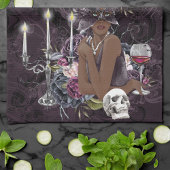 De vampier | Moody Gothic Vampy Glam Dark Skin Theedoek