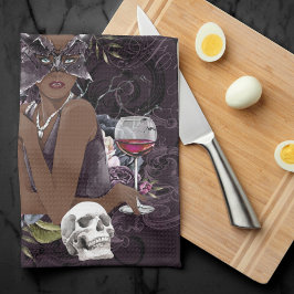 De vampier | Moody Gothic Vampy Glam Dark Skin Theedoek