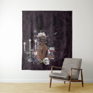 De vampier   Moody Gothic Vampy Glam Dark Skin Wandkleed