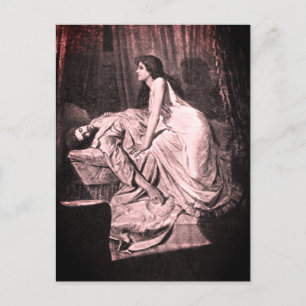 De Vampier (Philip Burne-Jones, 1897) Briefkaart