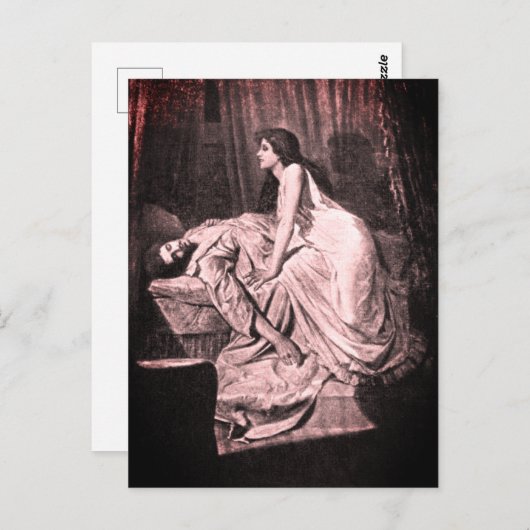 De Vampier (Philip Burne-Jones, 1897) Briefkaart (Voorkant / Achterkant)