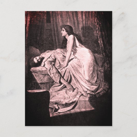 De Vampier (Philip Burne-Jones, 1897) Briefkaart (Voorkant)