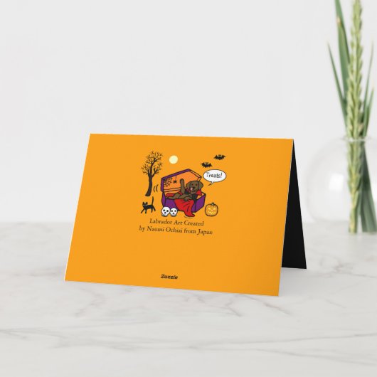 De Vampier van het Laboratorium van de Chocolade Kaart (Achterkant)