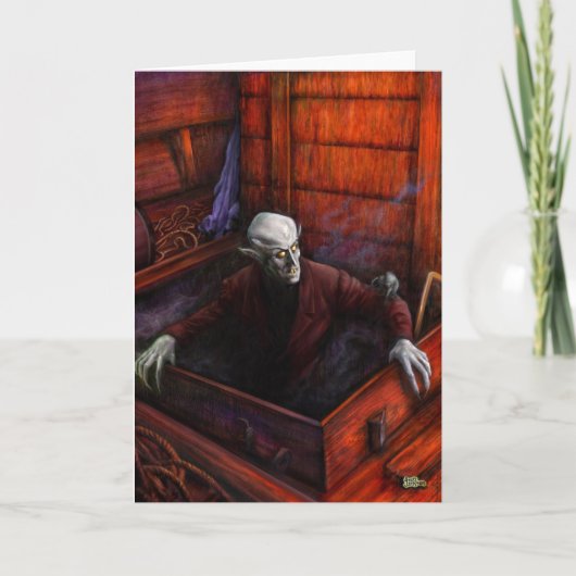 De Vampier van Nosferatu van Dracula Kaart (Voorkant)