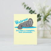 De vampier van Walrussen Briefkaart (Staand voorkant)