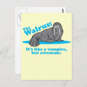 De vampier van Walrussen Briefkaart (Voorkant / Achterkant)