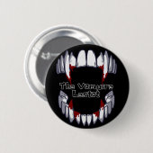 De Vampire Lestat fangs Ronde Button 5,7 Cm (Voorkant /achterkant)
