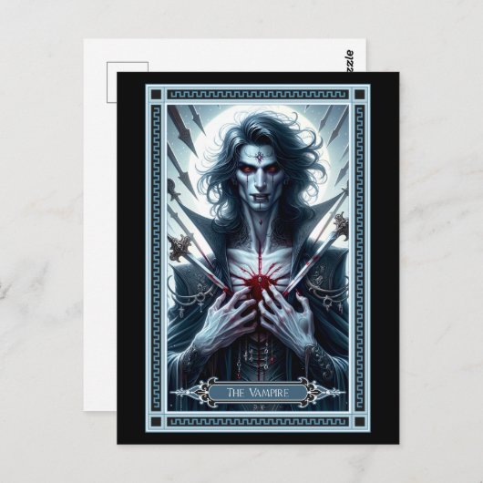 De Vampire Tarot Kaart (Voorkant / Achterkant)